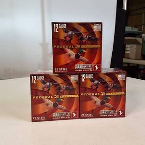 (4) Boxes Federal Premium Ultra Steel 12 Gauge Shotshells