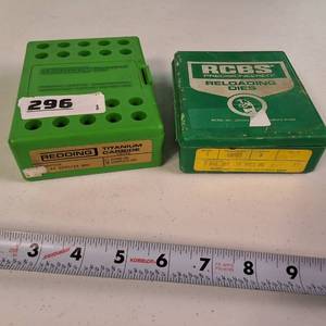 Redding & RCBS Reloading Die Sets - Lot of 2