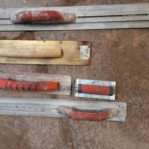 Assorted Concrete Finishing Tools - 5 Piece Lot
