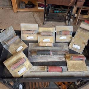 Assorted Concrete Finishing Tools - 7 Piece Lot