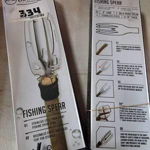 Crate Club Stainless Steel Fishing Spears - Lot of 2