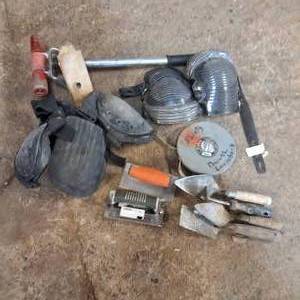 Professional Concrete & Masonry Tool Lot - 10 Pieces