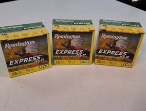 Remington Express XLR (Extra Long Range) 12-gauge shotshells (3) Box Lot