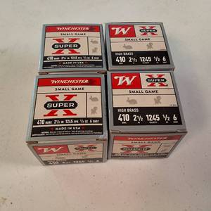 Winchester Super-X .410 Bore Small Game #6 Shot - 5 Boxes