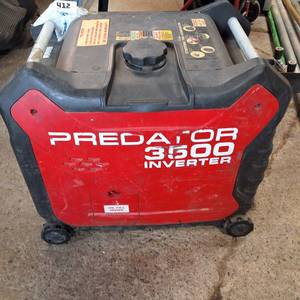 Predator 3500 Watt Super Quiet Inverter Generator  Electric Start & RV Ready