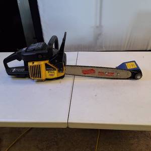 McCulloch 35cc Gas Chainsaw with 16 Windsor Roll Top Mini Bar