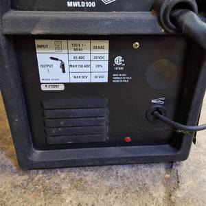 Matco Tools MWLD100 MIG Wire Feed Welder - 120 Volt - Tested & Working