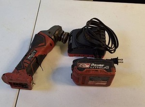 Bauer 20V Cordless Oscillating Grinder w Battery & Rapid Charger