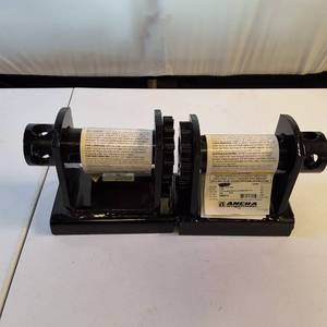 Pair of Ancra International Heavy-Duty Bolt-On Cable Winches