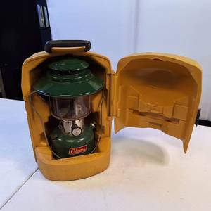 Classic Coleman 220J Double-Mantle Lantern in original durable case