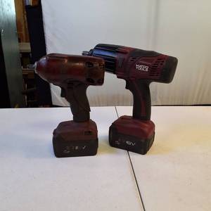 Matco Tools Infinium Cordless Impact Wrench Set - 12 & 38 Drives.