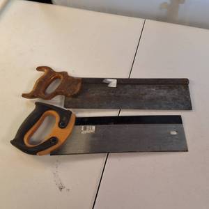 Master force 14 backsaw plus a vintage saw