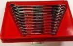 Snap-on Flank Drive Plus Combination Wrench 11 pc Set with Tray. (3/8 - 1") :: Genuine Snap-On Brand (Much more in this auction!)