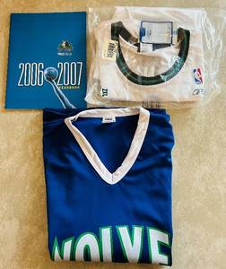 DR - Timberwolves Yearbook 2006-2007, Jerseys - Garnett 21 XL & 2XL Park Antony Pro Sport