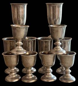Pewter Goblets - Tall & Short (Two Sizes)
