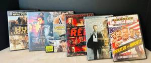 DR - DVD Movie Lot - The Hurt Locker, Forrest Gump, Casino Royale, Unbroken, Red, Luther
