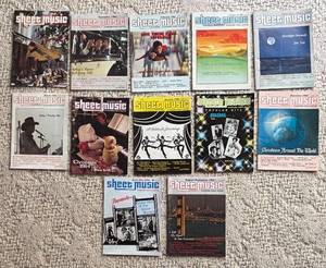 LL - Sheet Music Magazine - 12 Editions Collection (1983-1984)