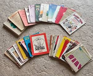 LL - Piano Sheet Music Collection - Vintage Assorted Titles & Covers