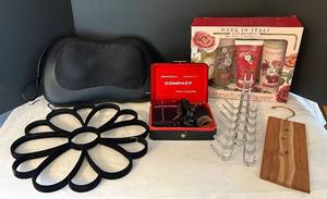 DR - Remington Mark IV-C CordCordless Shaver, Italian Rose Bouquet Body Wash Gift Set, Scarf Hanger, TieBelt Hanger and Cedar Hanger