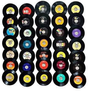 Vintage 45 RPM Vinyl Records (Lot of 35)
