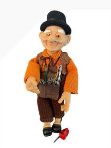 DR - Ventriloquist Dummy Doll 19 in Tall with Tool Belt & Accessories