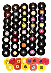 Vintage 45 RPM 7-inch Vinyl Records - Essex & RCA Victor, Decca, Capitol & More (Lot of 45)