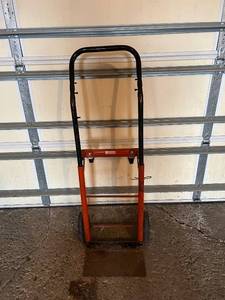 G - Hand Truck & Dolly - Orange Frame with Black U-Handle