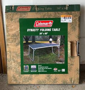 G - Coleman Dynasty Folding Table
