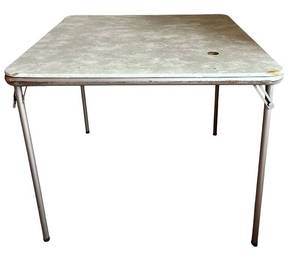 Samsonite Card Table 8775 33.5 in Square 28 in High