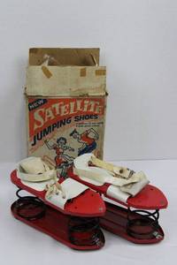Rapaport Shoes Inc. Satellite Jumping Shoes - Vintage Kids Toy with Coil Springs