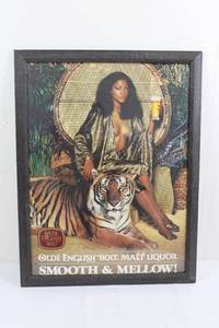 Olde English 800 Malt Liquor Framed Poster - Smooth & Mellow - 20 x 26 in