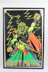 Heavy Metal Poster - Framed, 36 x 24.5 in