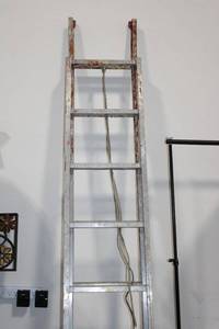 Aluminum Ladder - 16 Tall Extension Style for Indoor or Outdoor Use
