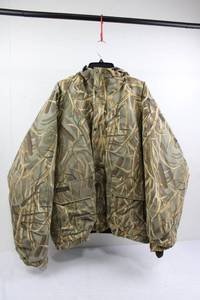 Columbia Delta Hunter Camo Jacket - Hooded - XXL Tall - Made in Indonesia - Outdoor Wear