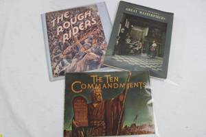 Rough Riders Poster & Ten Commandments Poster & Great Masterpieces Poster