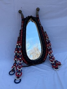 Antique Heavy Horse Collar with Mirror