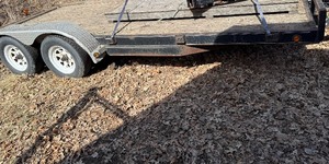 Heavy Duty Flatbed Utility Trailer/Car Hauler from PJ Trailers 518D