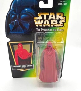 Vintage 1996 Kenner Star Wars The Power Of The Force Bossk And 1997 Royal Guard Action Figures