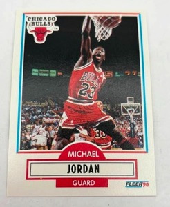 1990 Fleer Michael Jordan #26 Chicago Bulls Basketball Trading Card