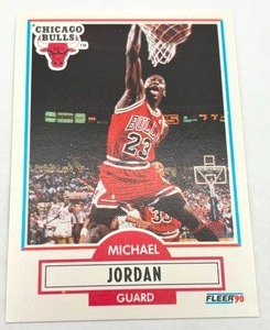 1990 Fleer Michael Jordan #26 Basketball Trading Card