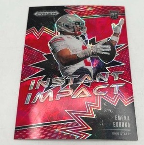 Lot Of 4 NFL Rookie Trading Cards Including Jalen Milroe, Quinshon Judkins, Emeka Egbuka, and Trevor Etienne (NM-MT)