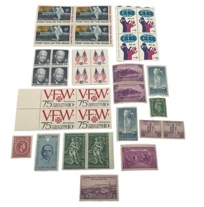 Vintage Postage Stamp Lot - U.S. And Foreign