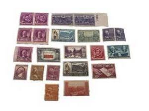 Vintage Postage Stamp Lot #4 - U.S And Foreign