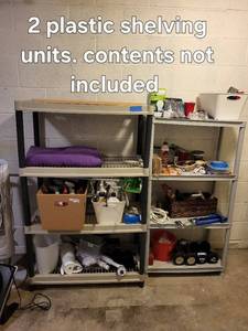 Plastic Shelving Units