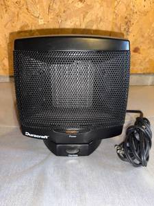 Duracraft Portable Space Heater - Oscillating, Black