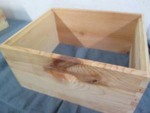 Solid Wood stackable deep bee hive ...