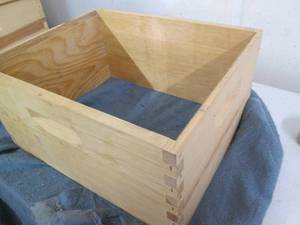 Solid Wood stackable deep bee hive ...