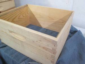 Solid Wood stackable deep bee hive ...