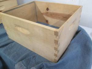 Solid Wood stackable deep bee hive ...