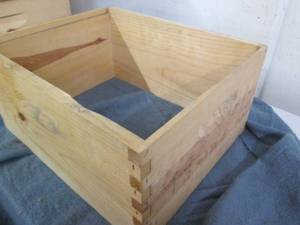 Solid Wood stackable deep bee hive ...